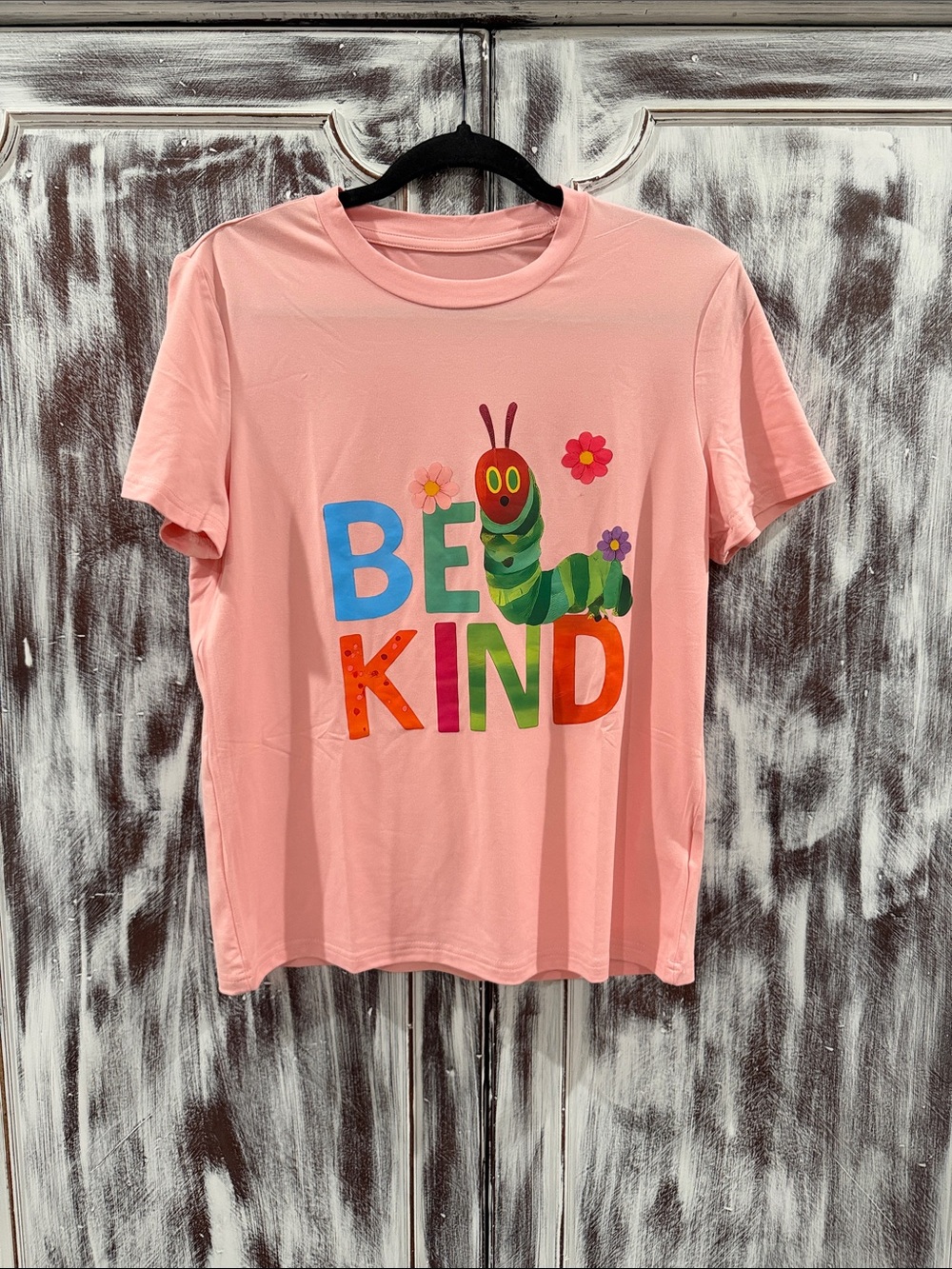 NWT Pink 'Be Kind' Caterpillar Graphic Kids T-Shirt